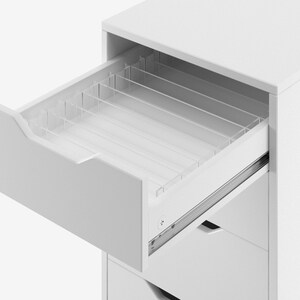 KOMPLEMENT Ripiano estraibile con divisorio, bianco, 75x58 cm - Acquista -  IKEA Svizzera