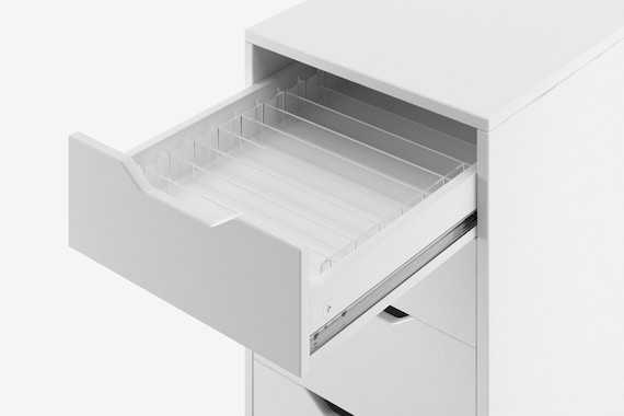 Drawer Dividers Compatible With the Wide Ikea Alex Drawer Unit: Clear  Acrylic 