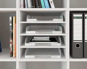 Ikea Kallax Shelf Insert With 3 Shelves Etsy
