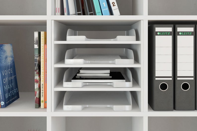 Ikea Kallax Shelf Insert With 3 Shelves Etsy UK