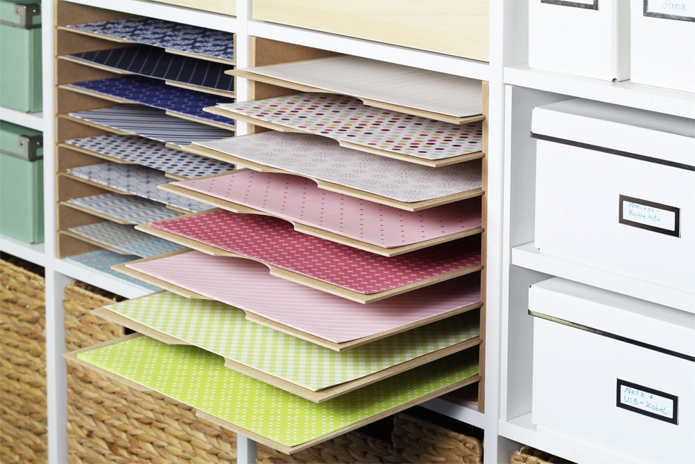 Ikea Kallax Expedit Shelf Insert Tray Paper Tray Paper Shelf Etsy