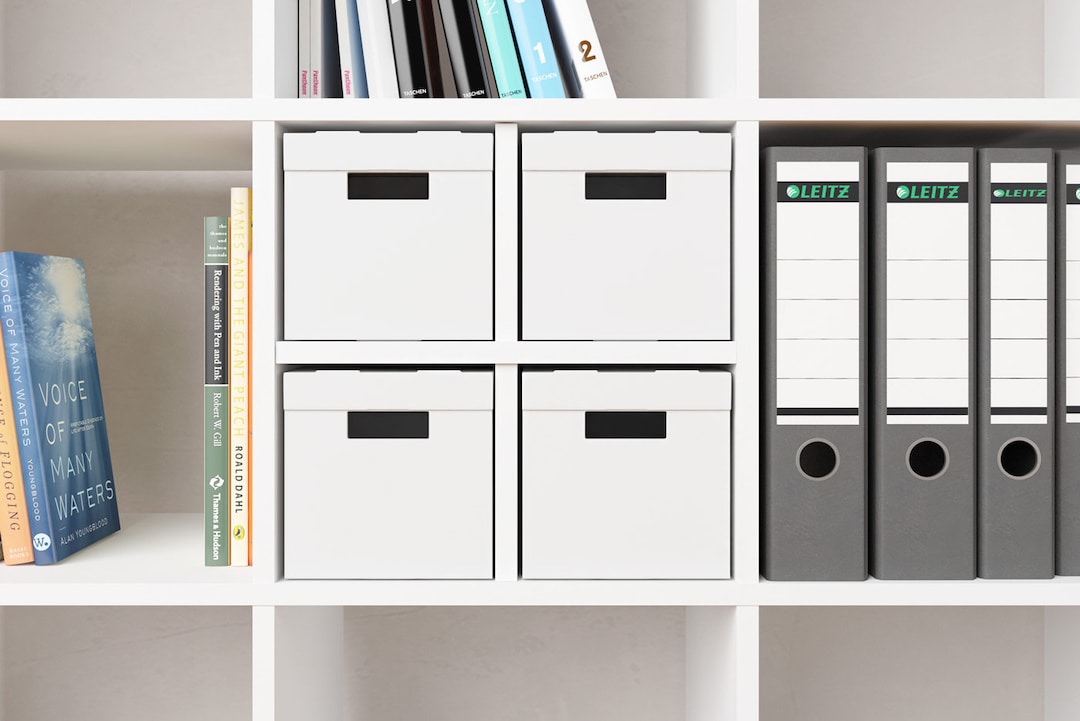 IKEA kallax 拡張　引き出し2段x2 扉x2 合計4セット KALLAX shelf unit with 4 inserts, white stained oak effect, 577