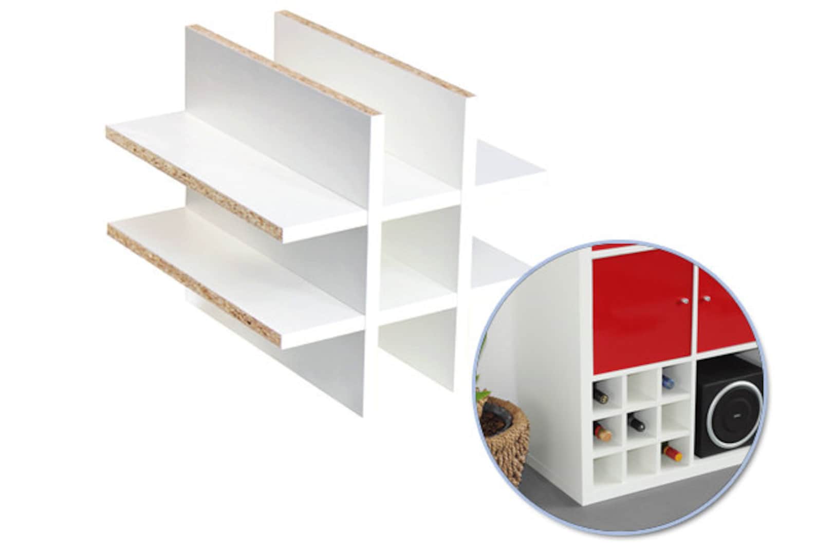Ikea Kallax Expedit Shelf Insert for 9 Bottles up to 10 X 10 Etsy UK
