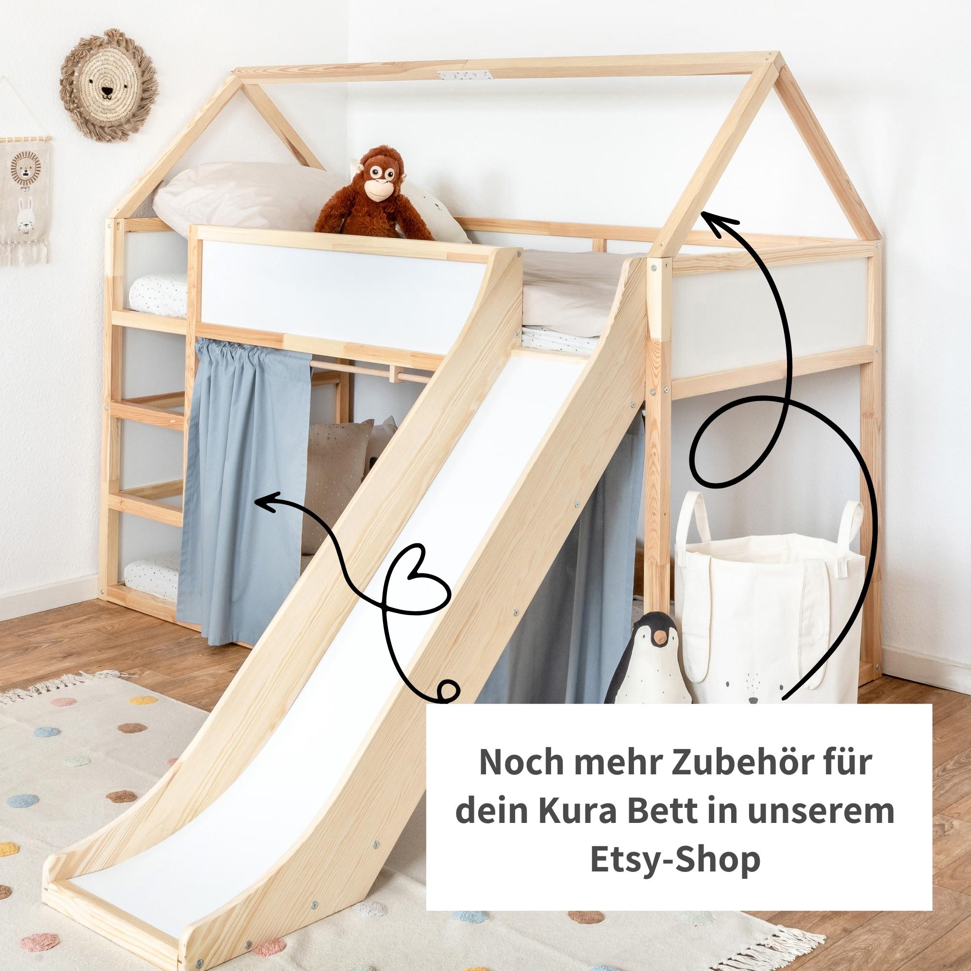 IKEA ロフトベッド KURA ホワイト KURA reversible bed, white/pine, Twin - IKEA