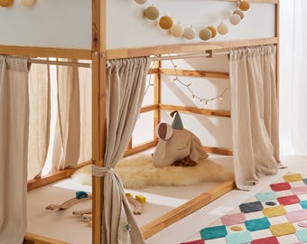 IKEA KURA ロフトベッド イケア（IKEA） KURA/キューラ リバーシブルベッド すのこ付き90x200