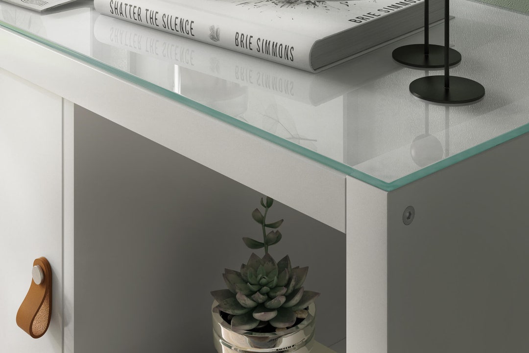 Glass desk protector ikea sales