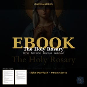 Holy Rosary Guide (Ebook + PDF) - Sequential guide