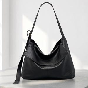 Bolso tote de piel auténtica para mujer, bolso de hombro de gran capacidad, bolso cruzado de piel de vaca suave para el trabajo y el uso diario, bolso de piel para mujer