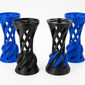 Vortex Ball Fidget Toy - Spiral Passthrough Desk Toy - 3D Printed Vortex Tube & Ball