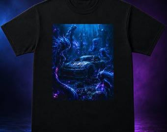 Cyberpunk Neon Underworld T-Shirt, JDM Drift Shirt, Japanese Streetwear, Gothic Graphic Tee