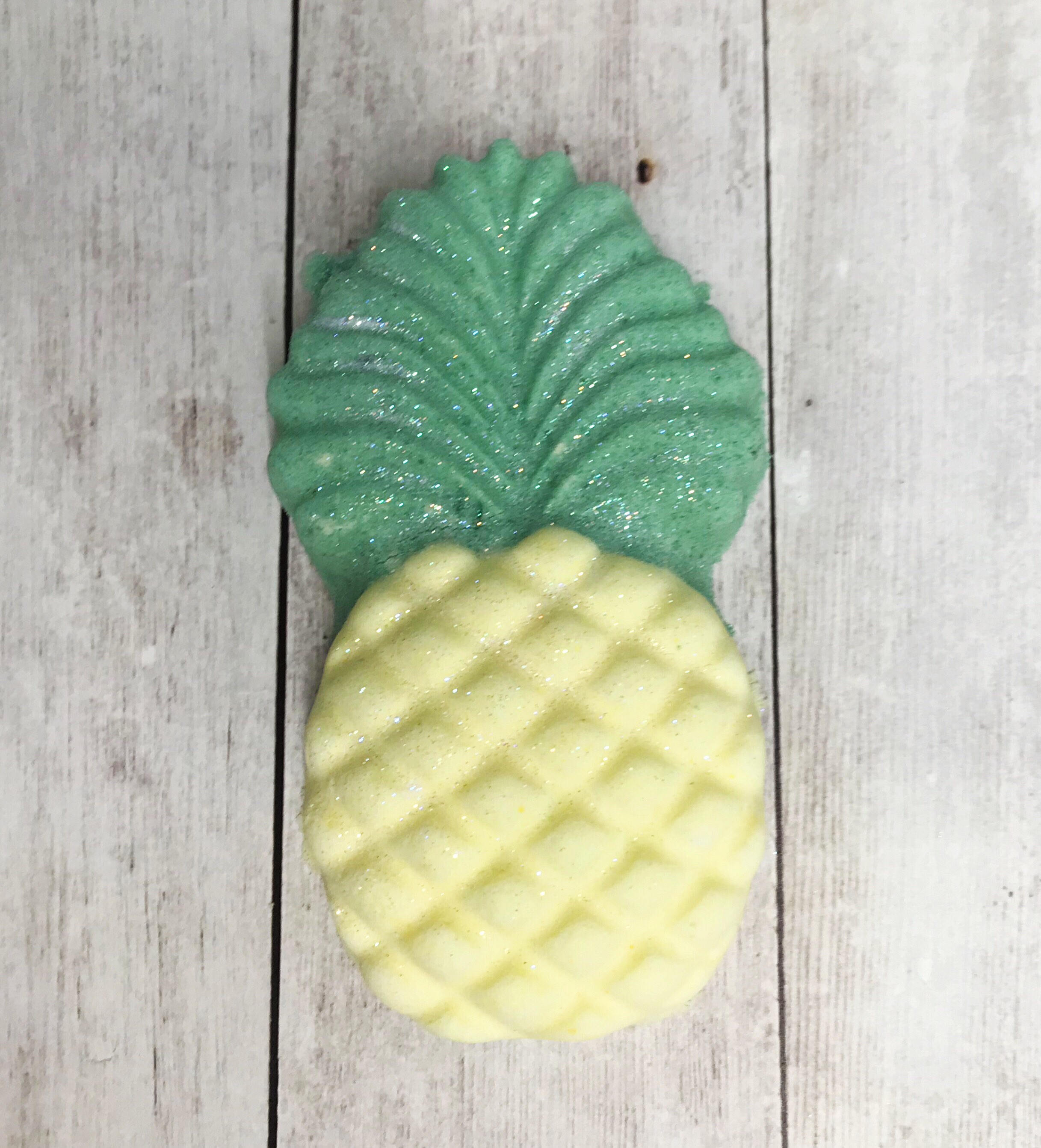 Pineapple Bath Bomb Bath Fizzy Bath Etsy