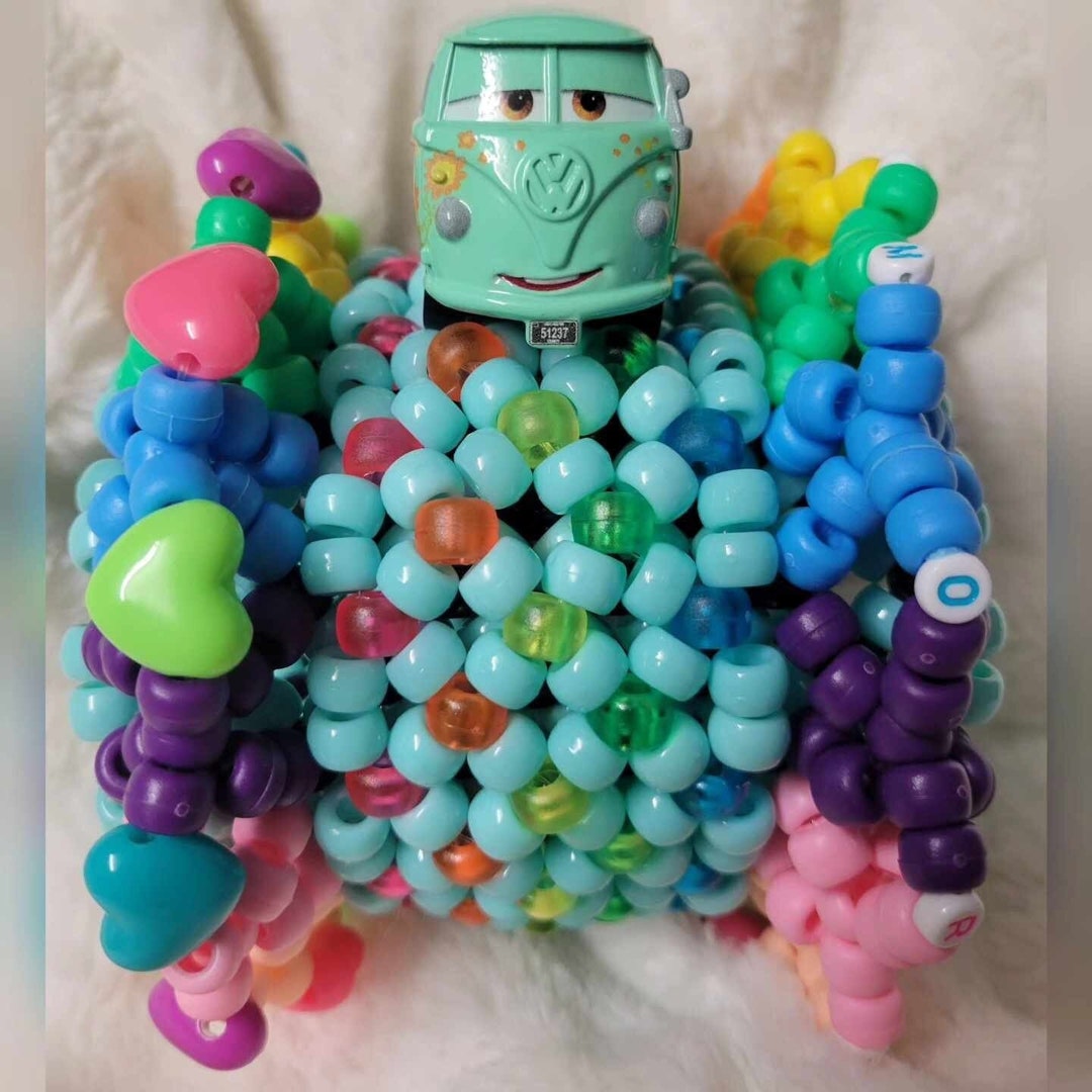 Pixar Cars Inspired Rotating Kandi Cuff Etsy