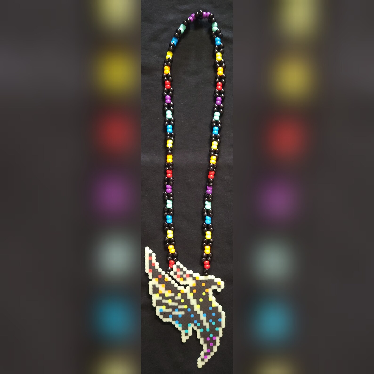 Illenium Festival Necklace With Phoenix Perler Medallion - Etsy