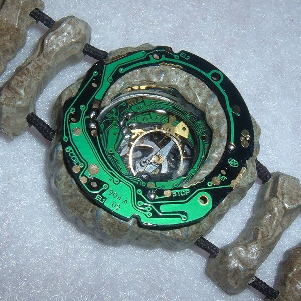 Stone Age Bracelet Circuit Boards Geek Steampunk  Unisex 3D OOAK