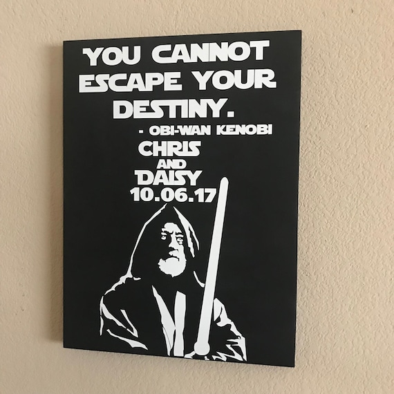 Star Wars Wedding Announcement Personalized Wedding Date Art Etsy