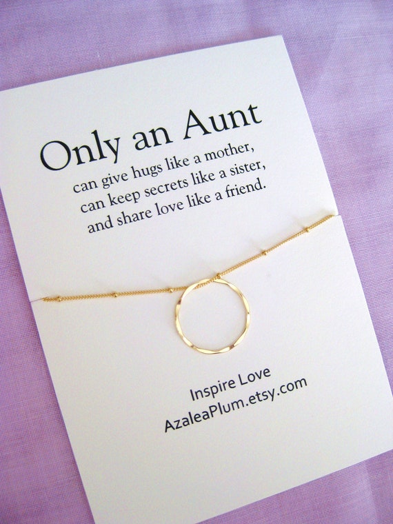 Aunt Niece Necklace Aunt Niece Gift Aunt Niece Jewelry Etsy