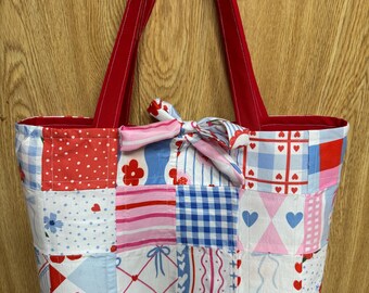 Coquette Patchwork Tote Bag