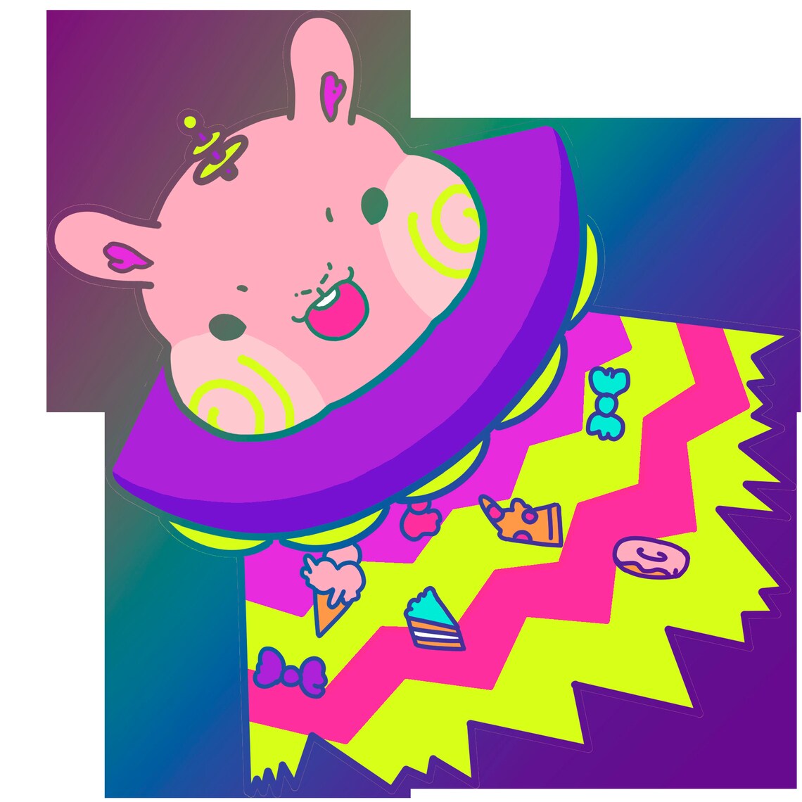 UK ONLY PREORDER Gooey Galaxy Space Pet Pins | Etsy