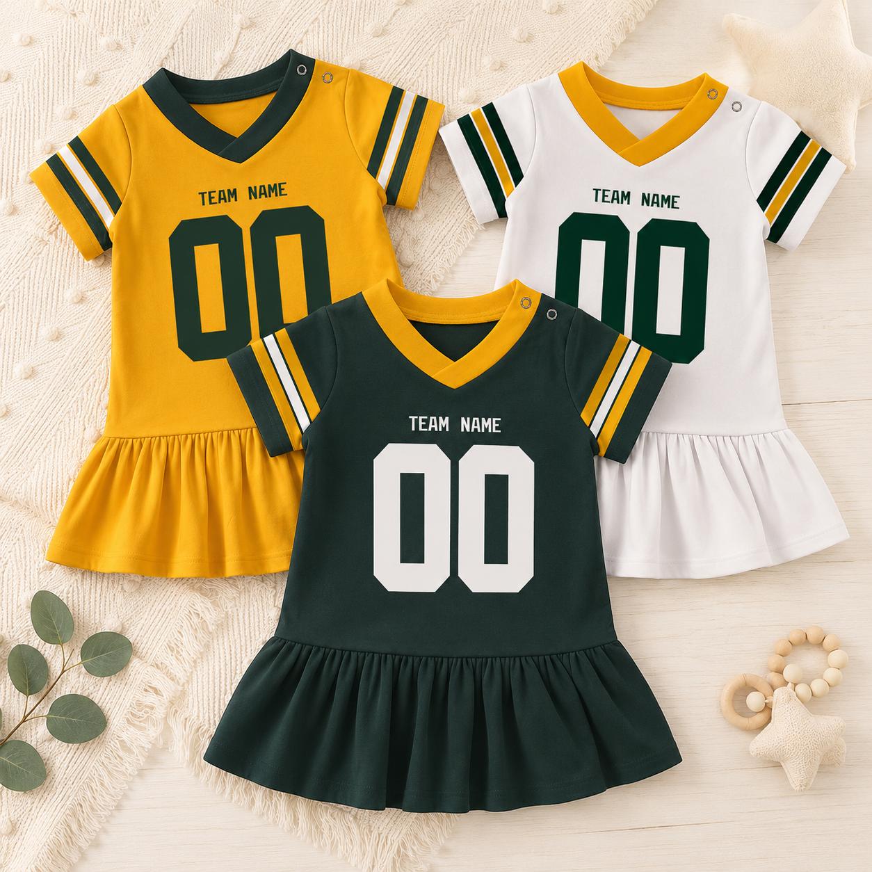 packers jersey dress baby shower dress