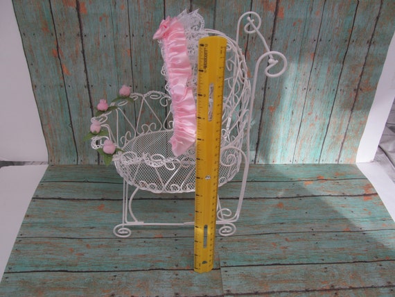 Hand Decorated Antique Wire Baby Carriage For Baby Shower Etsy