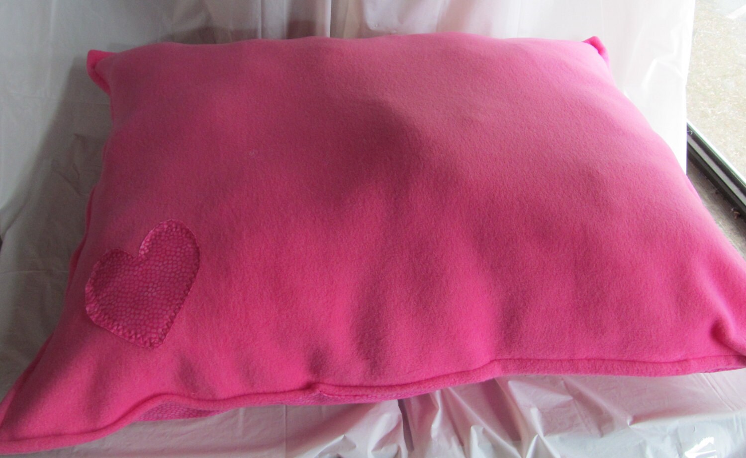 Pink Dog Pillow and Dog Blanket PLEASE READ AD for Etsy