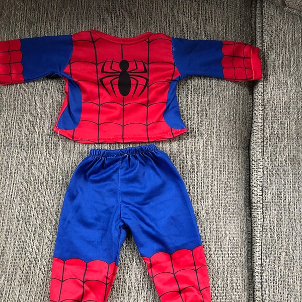 Spider Man Doll Clothes for 14-18" dolls.  (Doll NOT included)