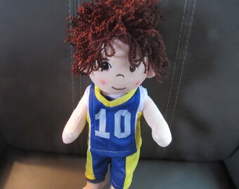 Boy Rag Doll with Extra Outfit - Perfect Gift for Any Little Boy or Girl - Soft and Cuddly / Boy Doll / Please read Ad Below for Description