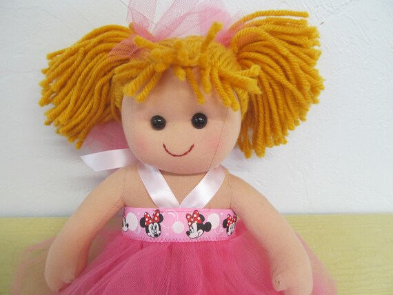 minnie mouse rag doll