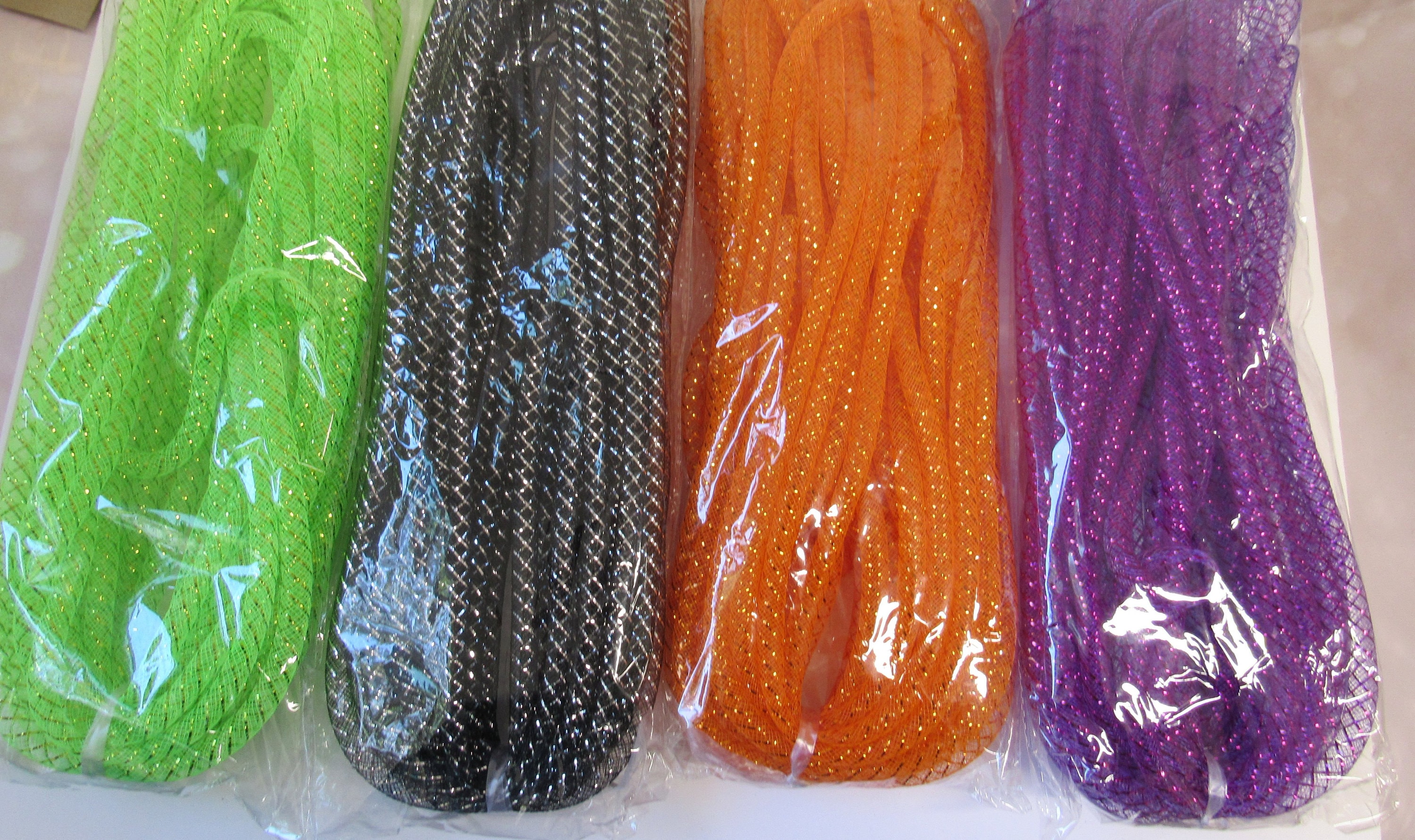 Fall Colors Mesh Tubing - 45ft (15 Yards) - Great for Craft Projects …