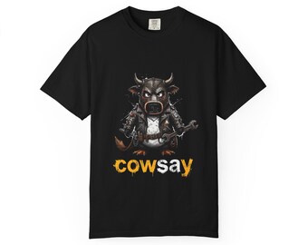 Cowsay Tux Penguin Linux Programmer Shirt, Grungy Terminal Humor Tee