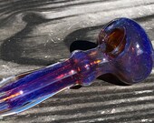 Glass Spoon 36 Purple Sparkle Frit Spoon