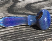 Glass Spoon 39 Purple Sparkle Frit Spoon
