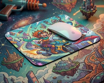 Bureaumuismat, Esthetische muismat, Gaming-muismat, Kantoorgeschenken, Muismat stripfiguur, Muismat cartoon, Futuristische muismat