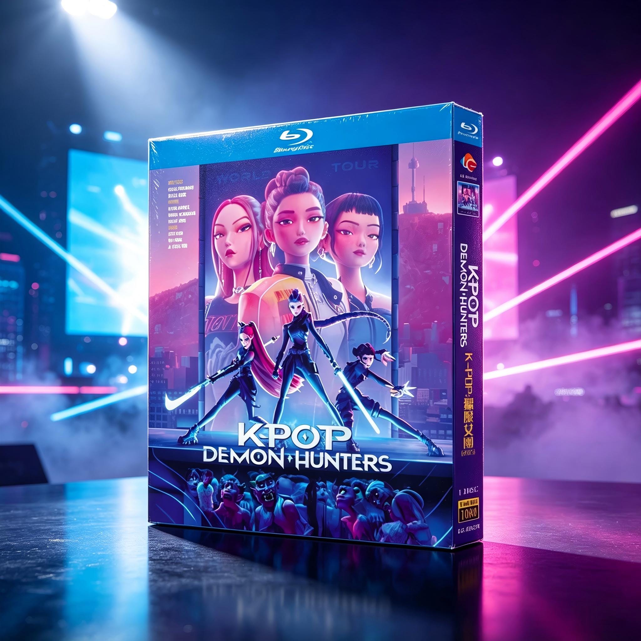 K Pop Demon Hunters Blu Ray - Etsy