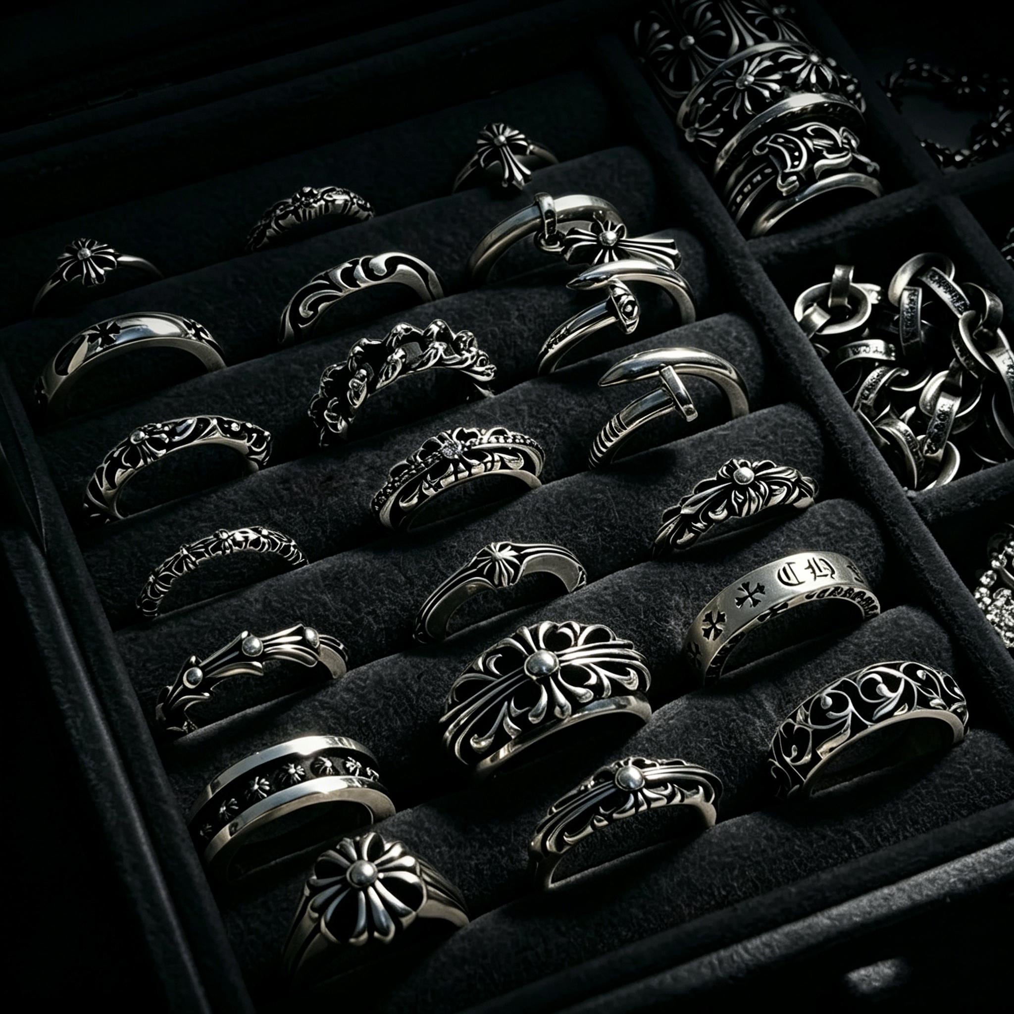 Chrome hearts rings - Etsy 日本