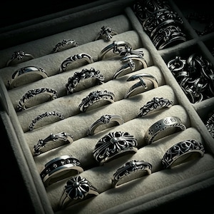 Chrome Hearts Cross Ring - Etsy UK
