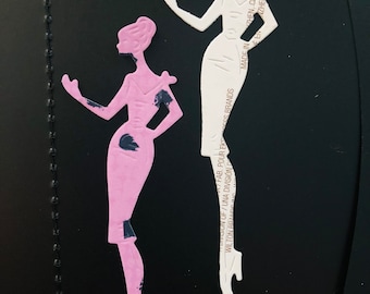 Classy Ladies Die Cuts, for cards, journaling, scrapbooking and altered Art.