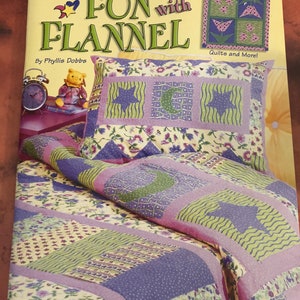 Fun with Flannel leisure ARTS Book, 2003.  15 easy to follow projects, excellent condition BOOK