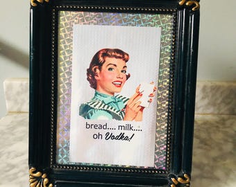 Vintage Dark Green Picture Frame with Gold Accents (5x7 in)