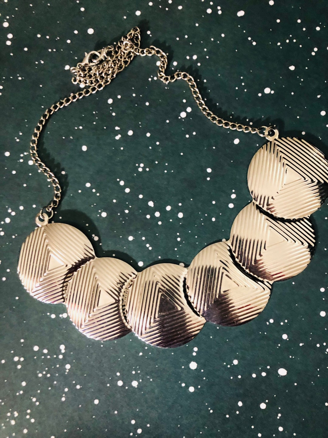VINTAGE Hammered Metal Choker From the 90’s, Excellent Condition. Free ...