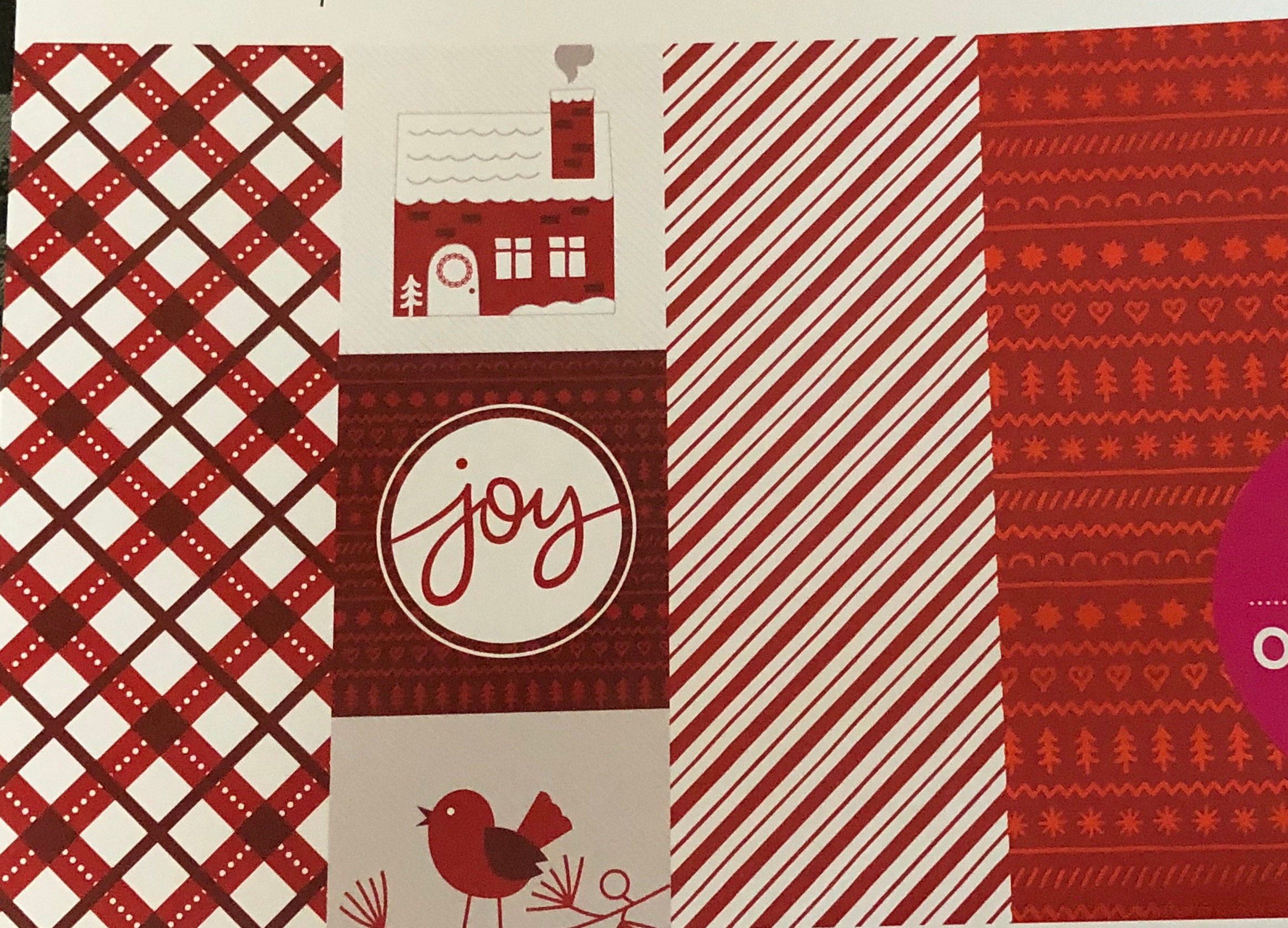 CHRISTMAS CARDSTOCK assorted designs..5 10 x 12 inch sheets. Etsy