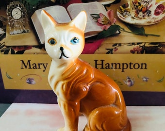 ヴィンテージ陶器製シャム猫の置物 - Etsy 日本