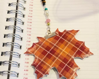 Maple Leaf Bookmark. Made in Canada.  Free Shipping