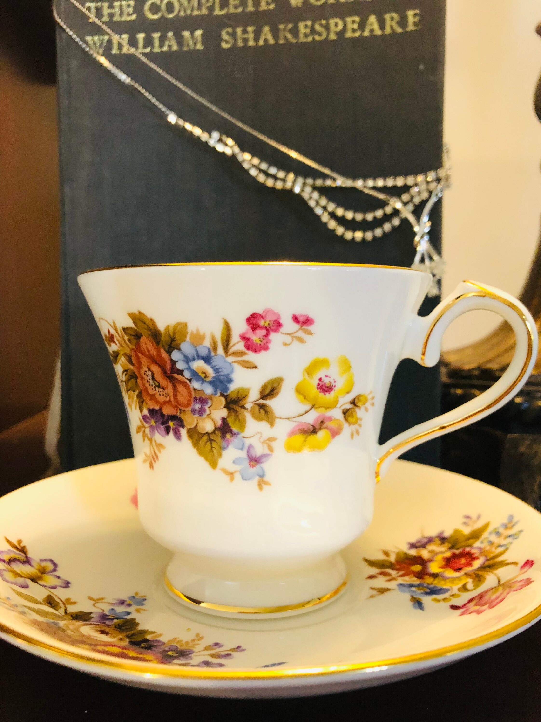 AYNSLEY Est. 1775 English BONE CHINA 29c2. Cup and Saucer