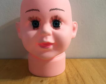 Child MANNEQUIN HEAD Display. Vintage item. Ships from Canada
