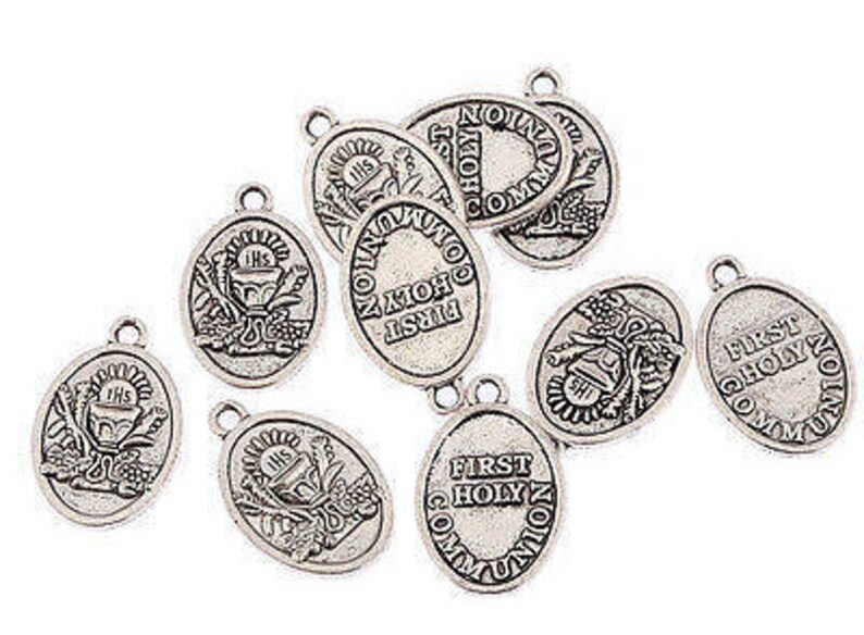 First Holy Communion Charms  Perfect for Bracelets zipper Pulls...Ships from Canada Necklaces