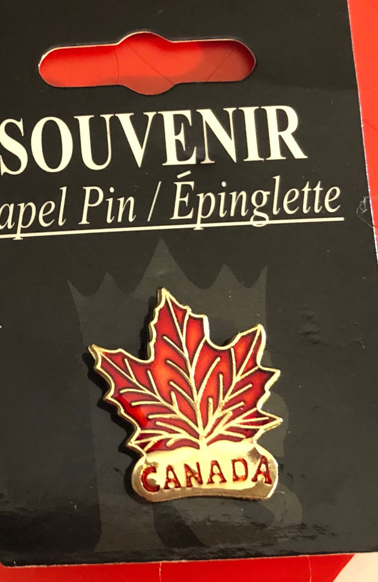 CANADA MAPLE LEAF Vintage Lapel Pin Hat Pin Canada Souvenir. Etsy Canada