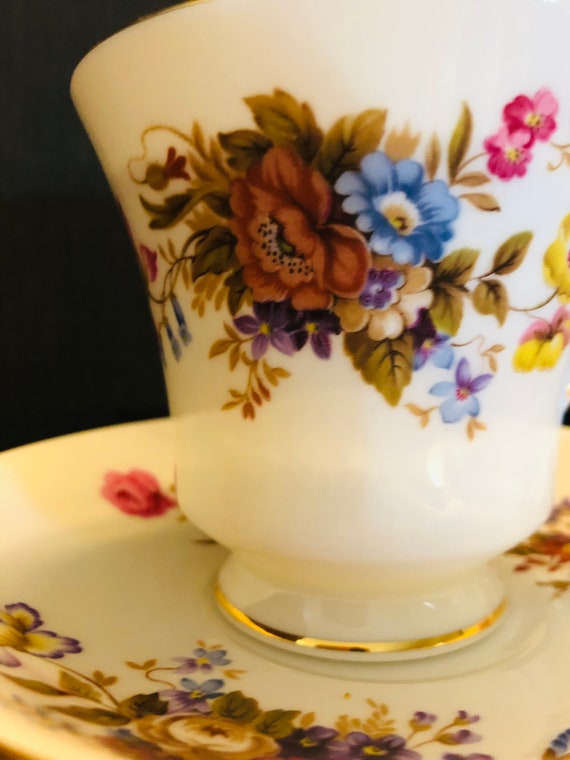 AYNSLEY Est. 1775 English BONE CHINA 29c2. Cup and Saucer