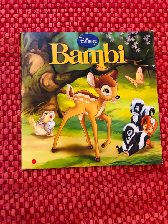 ディズニーのバンビの本。児童書。2011年発行、読みやすく、状態良好 