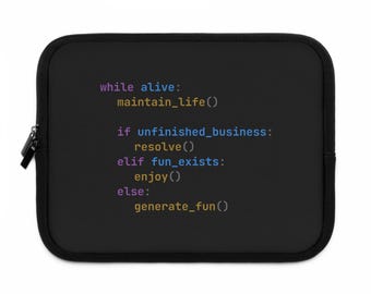 while alive-laptophoes | Programmeurcadeau, coderingshumorcase